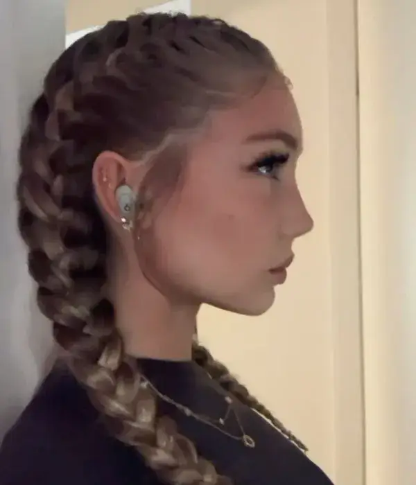 Side French Braid Quick Style