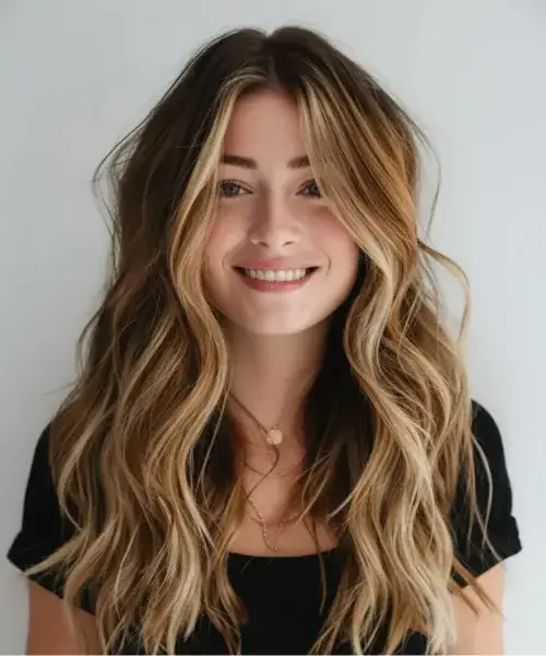 Tumbling, Blonde Textured Waves