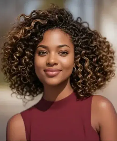 A Classic Bouncy Afro