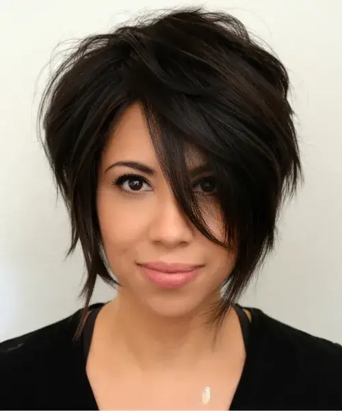 Asymmetrical Edgy Bob