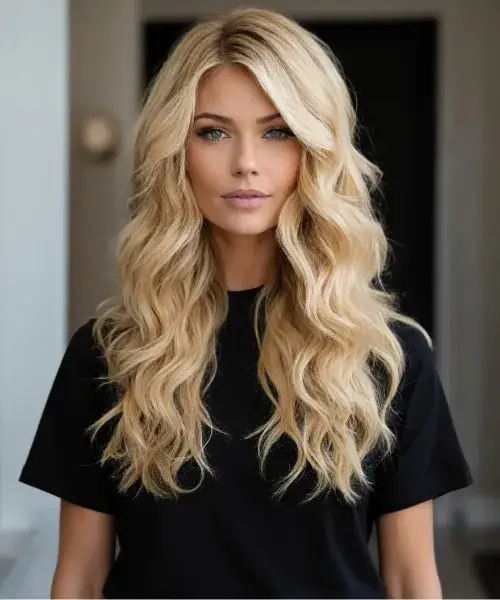 Beachy Curtain Bangs