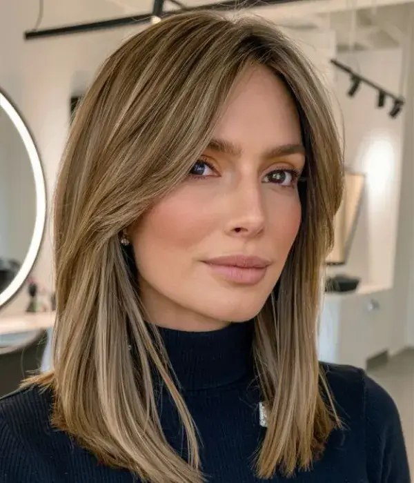 Bob with Curtain Bangs Upgrade