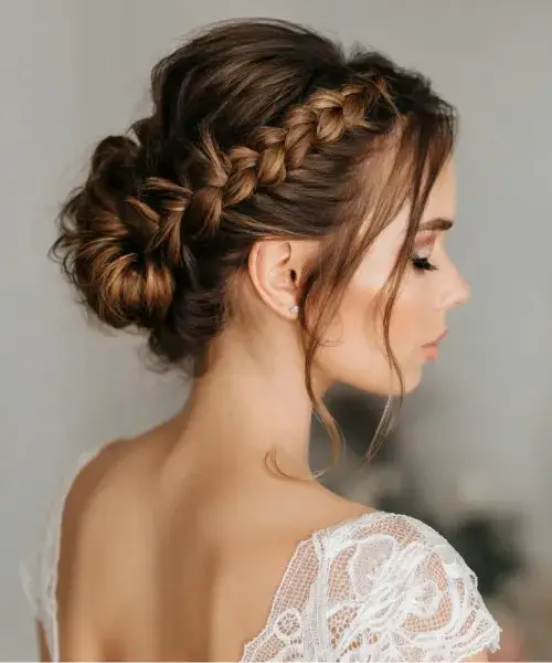 Braided Messy Bun