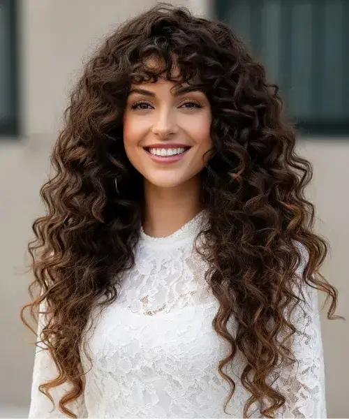 Curls and Bangs