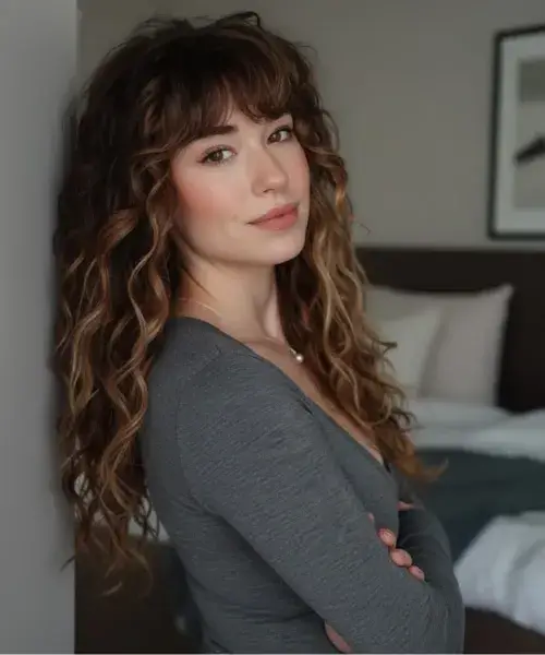 Curly Bangs