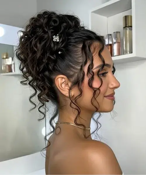 Curly Updo