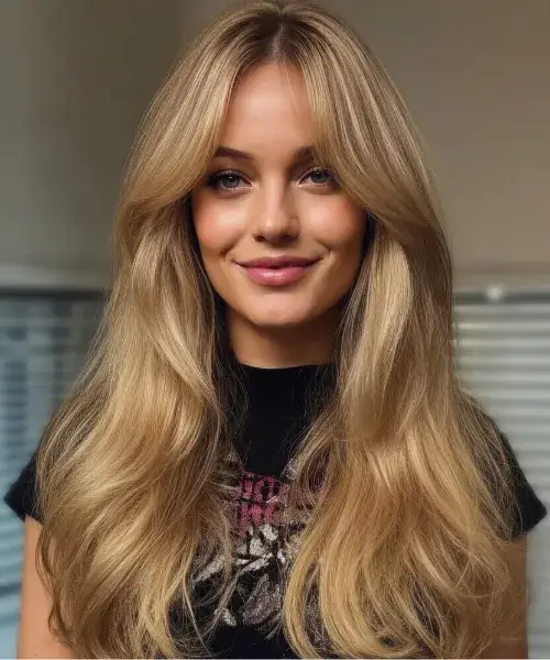 Curtain Bangs With Layers