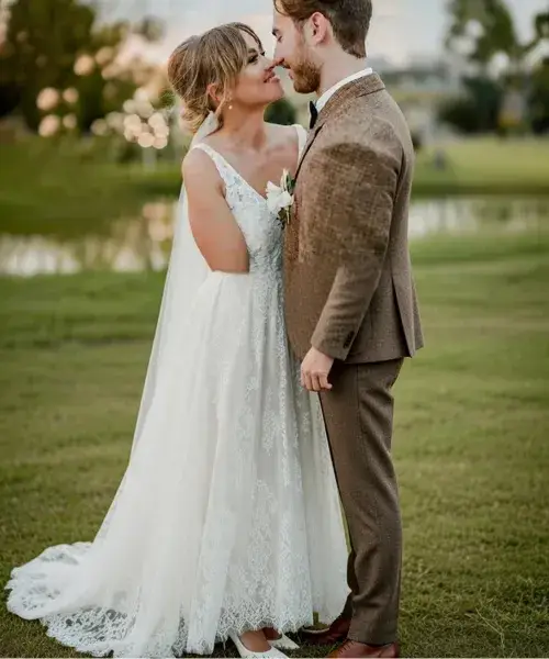 Curtain Bangs With Textured Waves