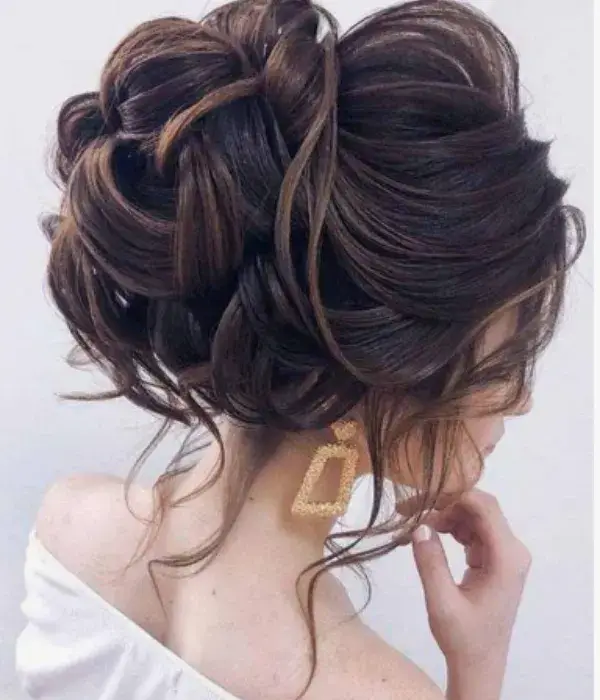 Folded Voluminous Updo