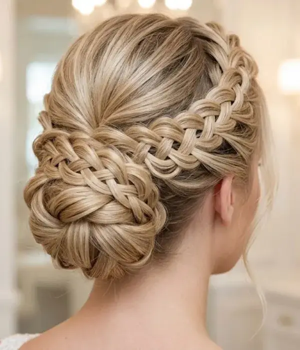 Laced Braid Updo