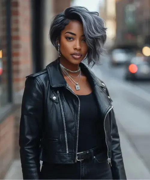 Layered Edgy Bob