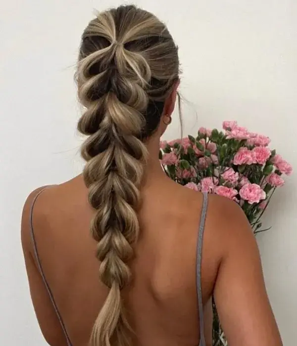 Loose Pull-Through Braid Easy Trick
