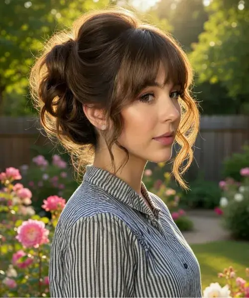 Messy Bun for Thin Hair