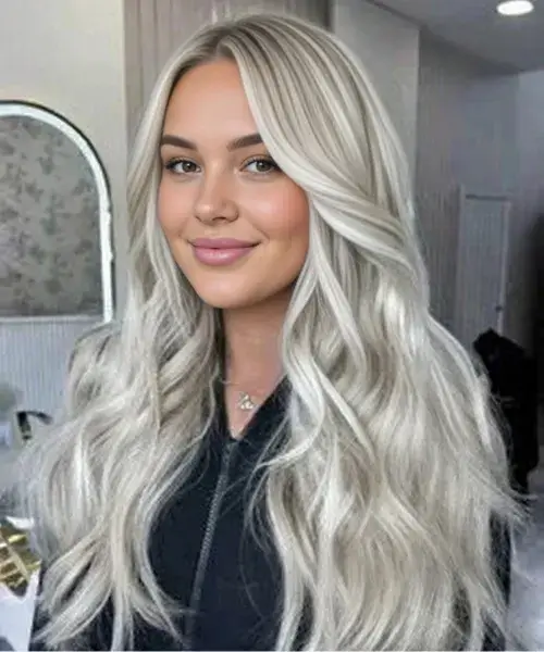 Platinum Blonde Money Piece