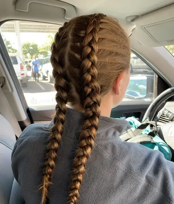 Quick Double Dutch Braids Hack