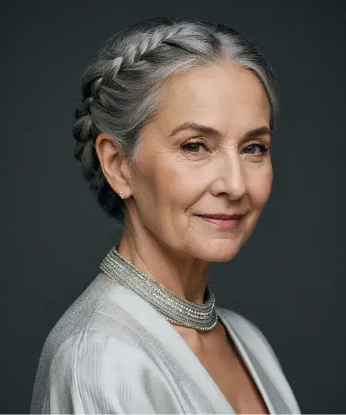 Reversed Double French Braid