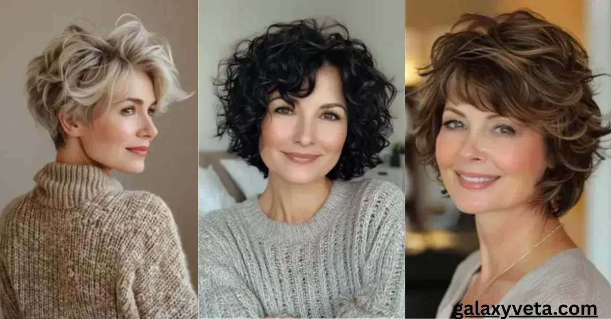 Short Wavy Hairstyles for Women Over 50