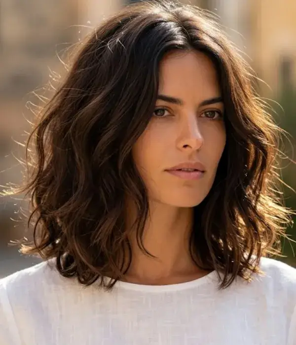 Softly Tousled Collarbone-Length Cut