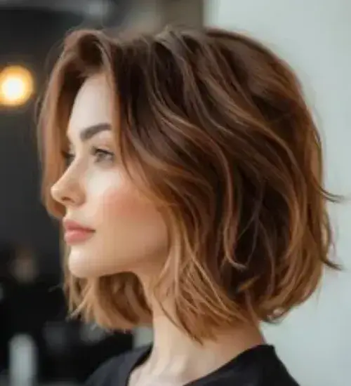 Textured Inverted Bob