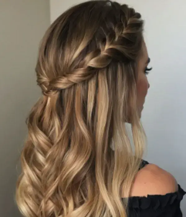 Twisted Half-Up Style
