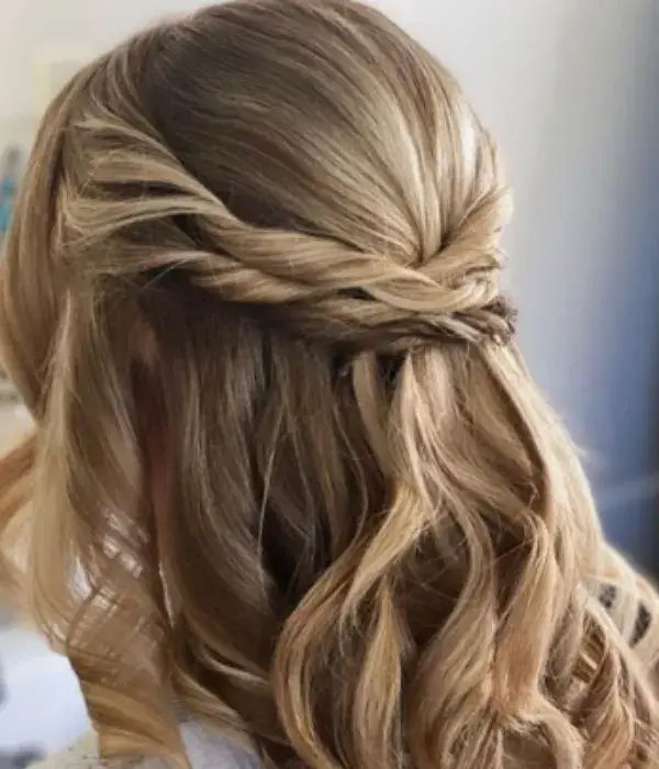 Twisted Heart Half-Up