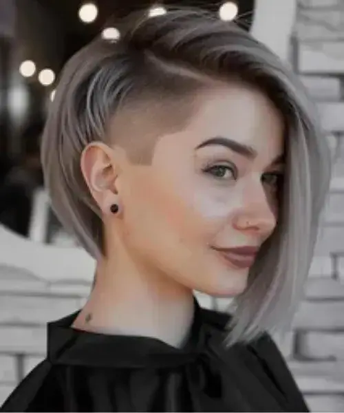 Undercut Edgy Bob