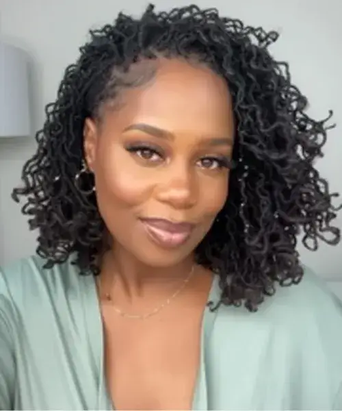 Voluminous Loc Up-Do