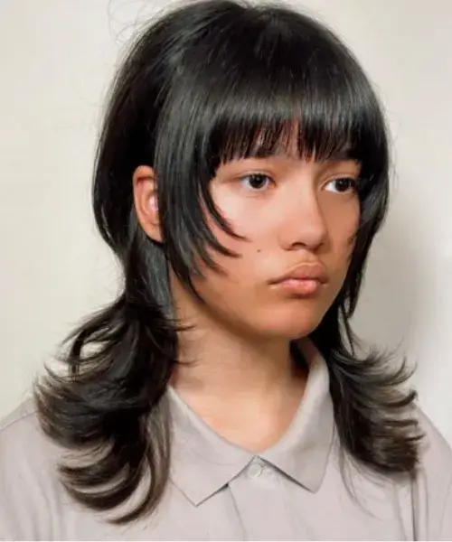 Jellyfish Cut With Microbangs