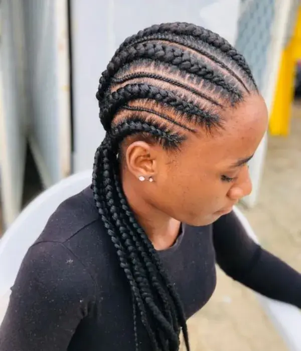 Add Smaller Cornrows to Your Braids