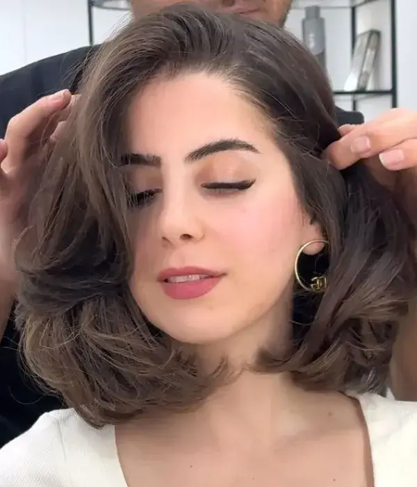 Classic Side Part Hair Parting