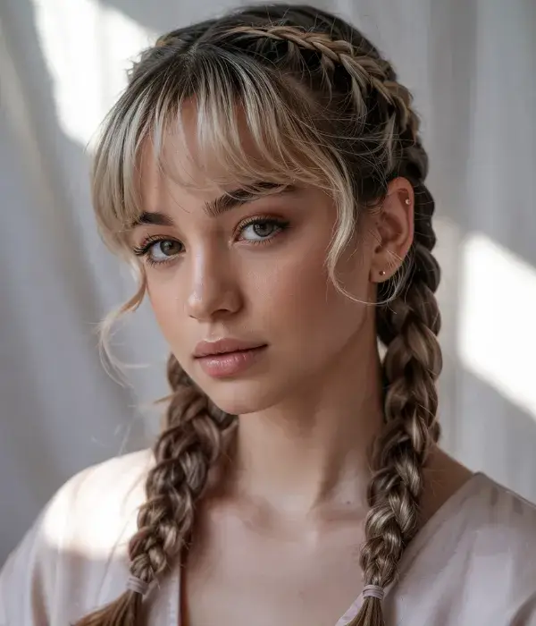 Double Braid Pigtails