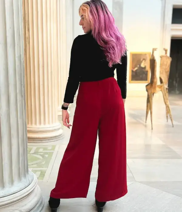 Eloquii Colored Wide-Leg Jean