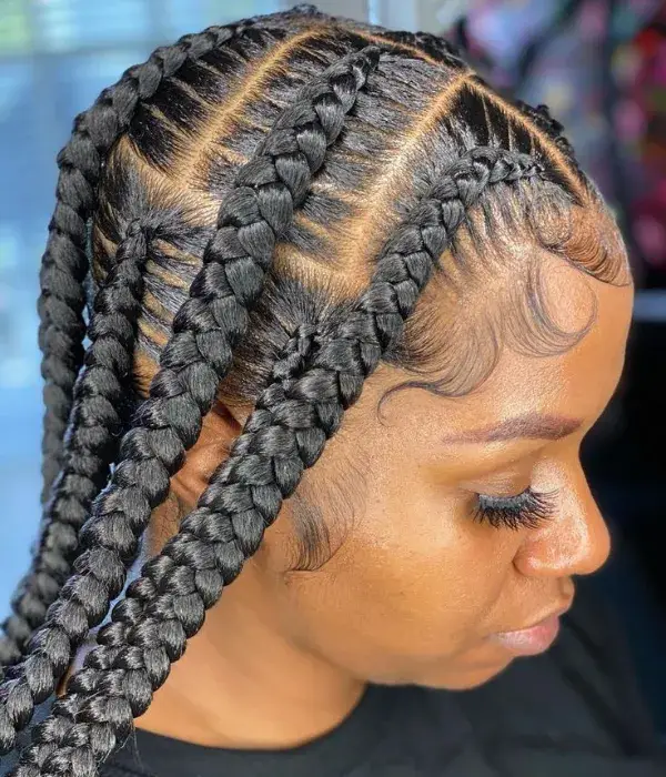 Feed-in Braids Plus Statement Stitch Braids