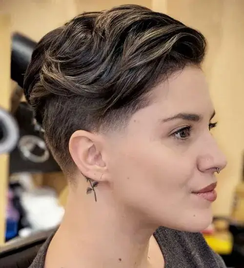 Long with a Fade Haircut