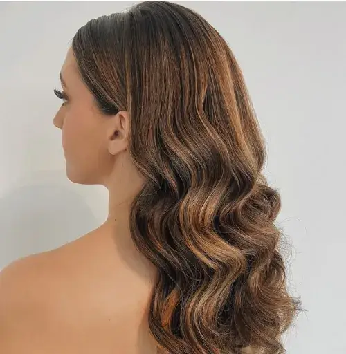 Loose Waves with Tuck-Behind Ears