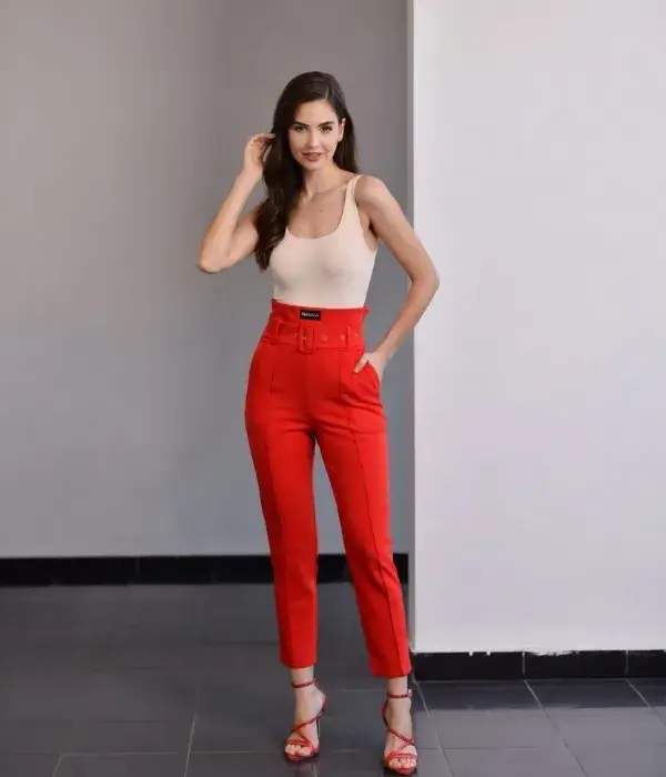 SELMACILEK Belted Pant