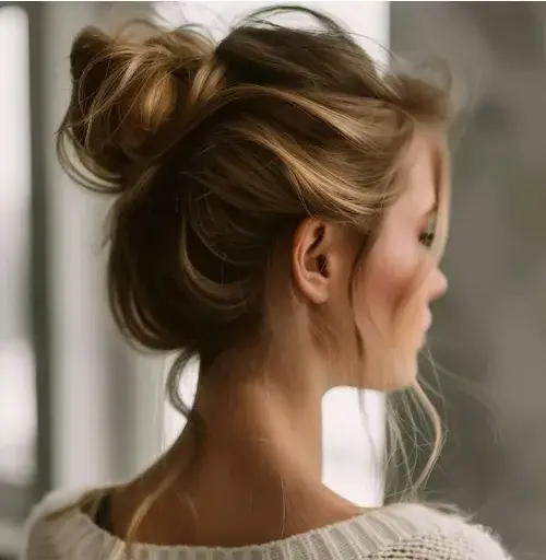 Soft Messy Bun