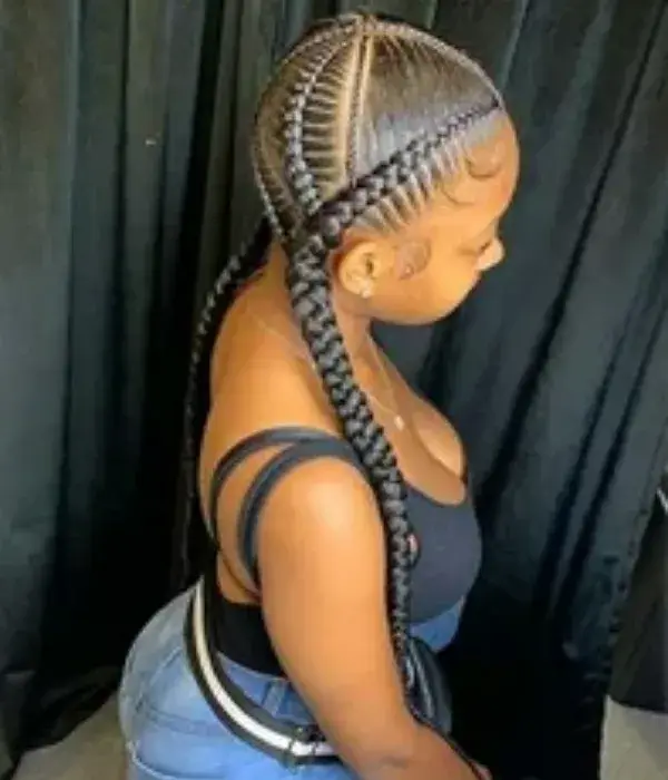 Two Feed-in Wrap-Around Braids