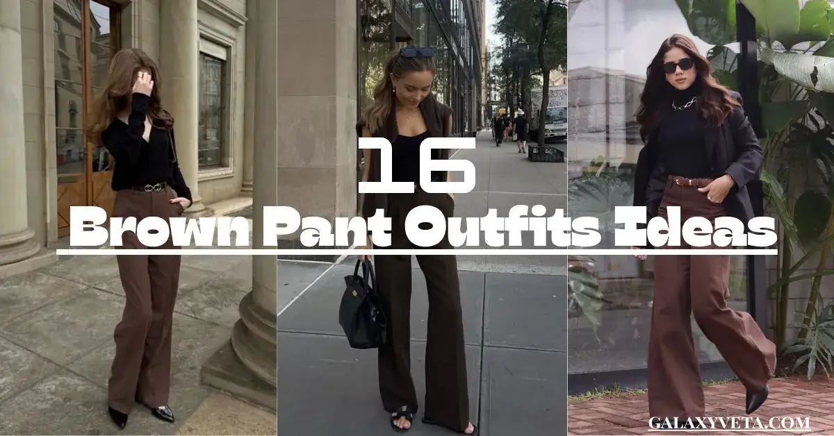 Brown Pant Outfits Ideas