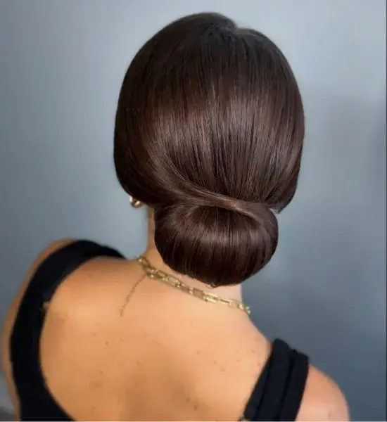 Classic Low Chignon