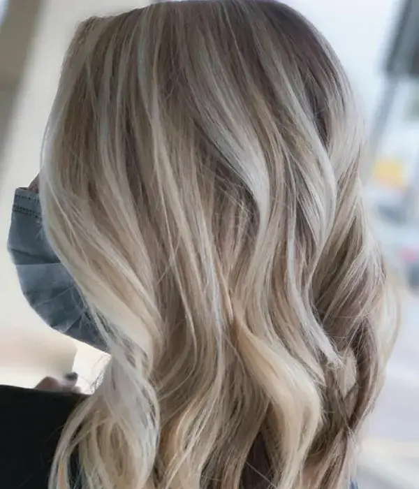 Deep Sandy Blonde Lowlights