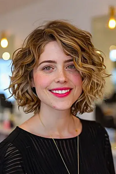 Wavy Short Bob